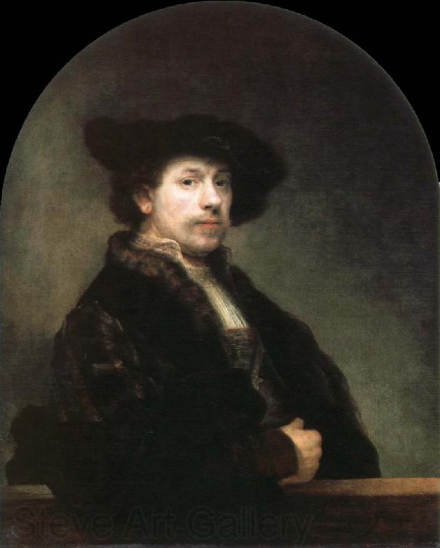 Rembrandt van rijn self portrait at the age of 34 Spain oil painting art